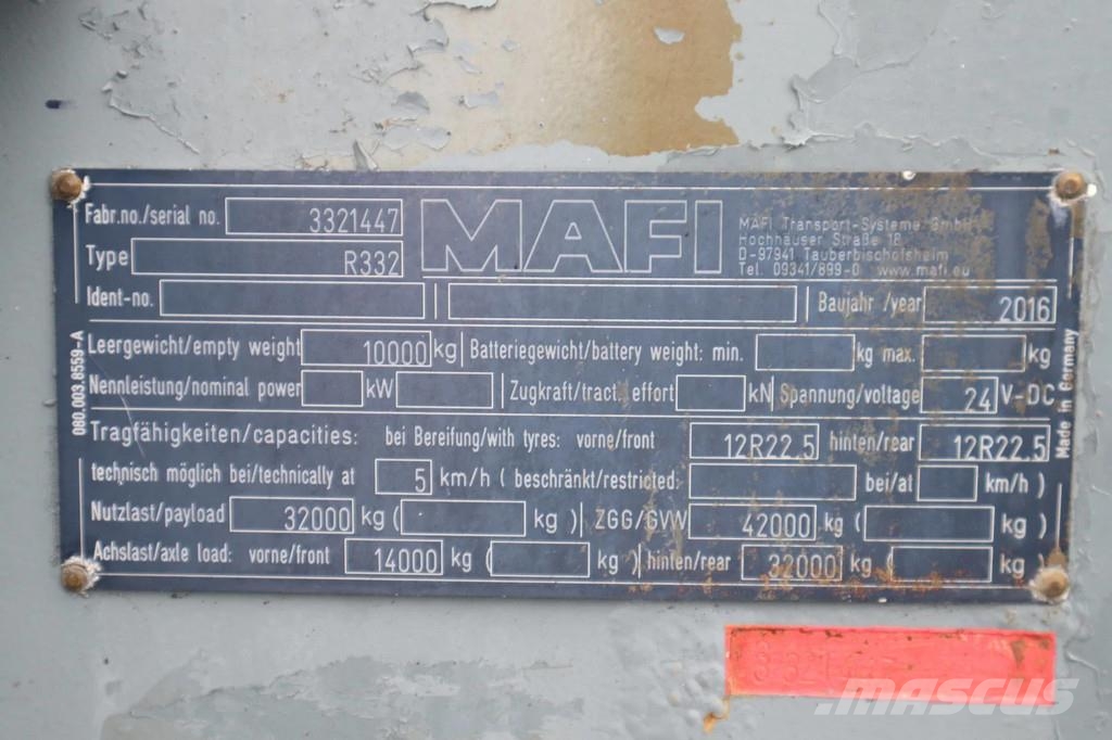 Mafi R332 | 4X4 | 32 TON | ROTATING SEAT Terminal tractors