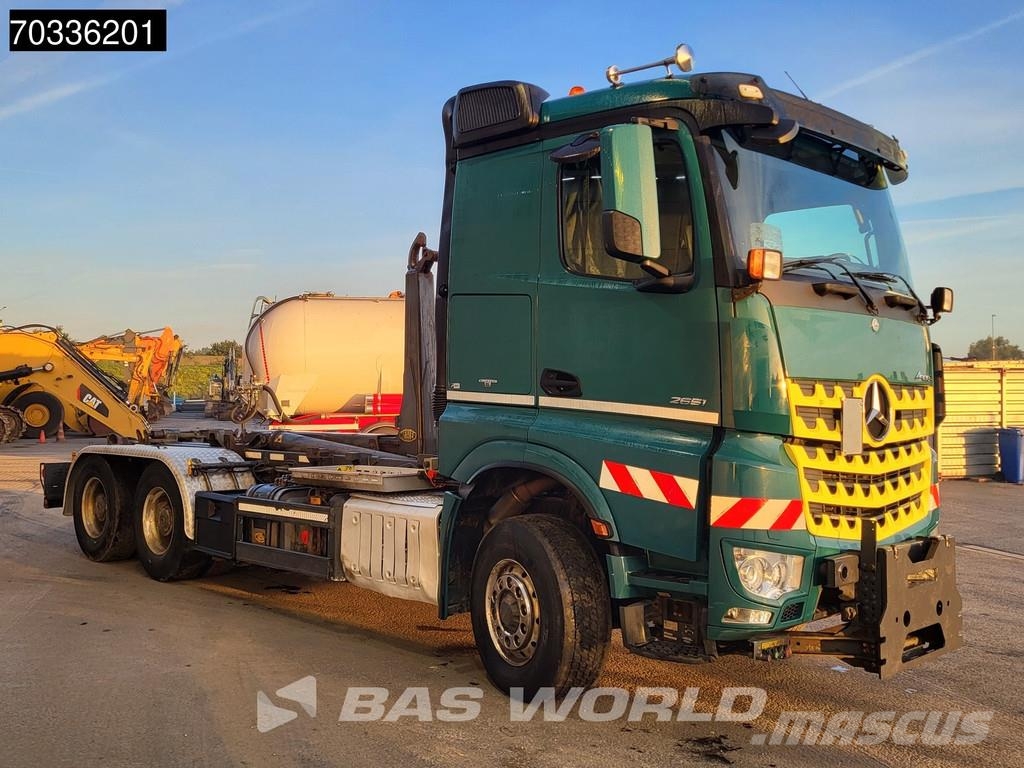 Mercedes-Benz Arocs 2651 6X6 HAD 6x6 Meiller Hooklift Euro 6 Vrachtwagen met containersysteem