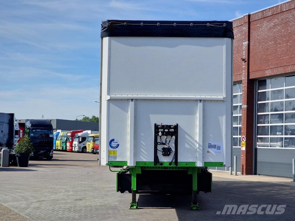Berger Ecotrail Tautliner 3 axle - SAF Axle - Pallet box Schuifzeilen