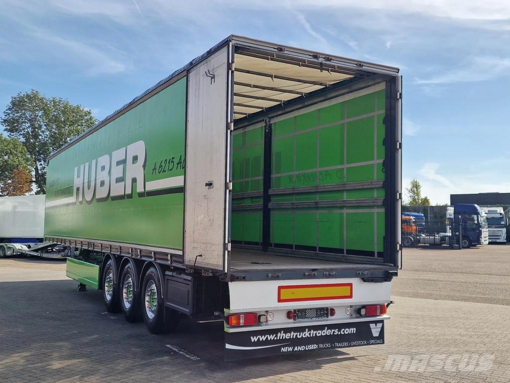 Berger Ecotrail Tautliner 3 axle - SAF Axle - Pallet box Schuifzeilen