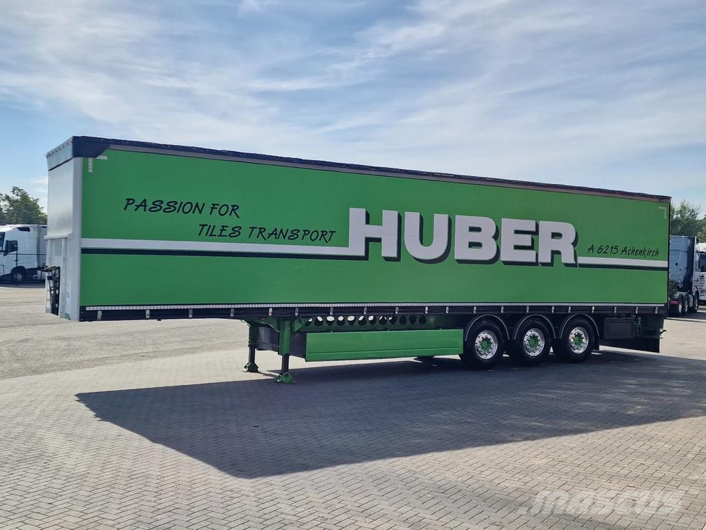 Berger Ecotrail Tautliner 3 axle - SAF Axle - Pallet box Schuifzeilen