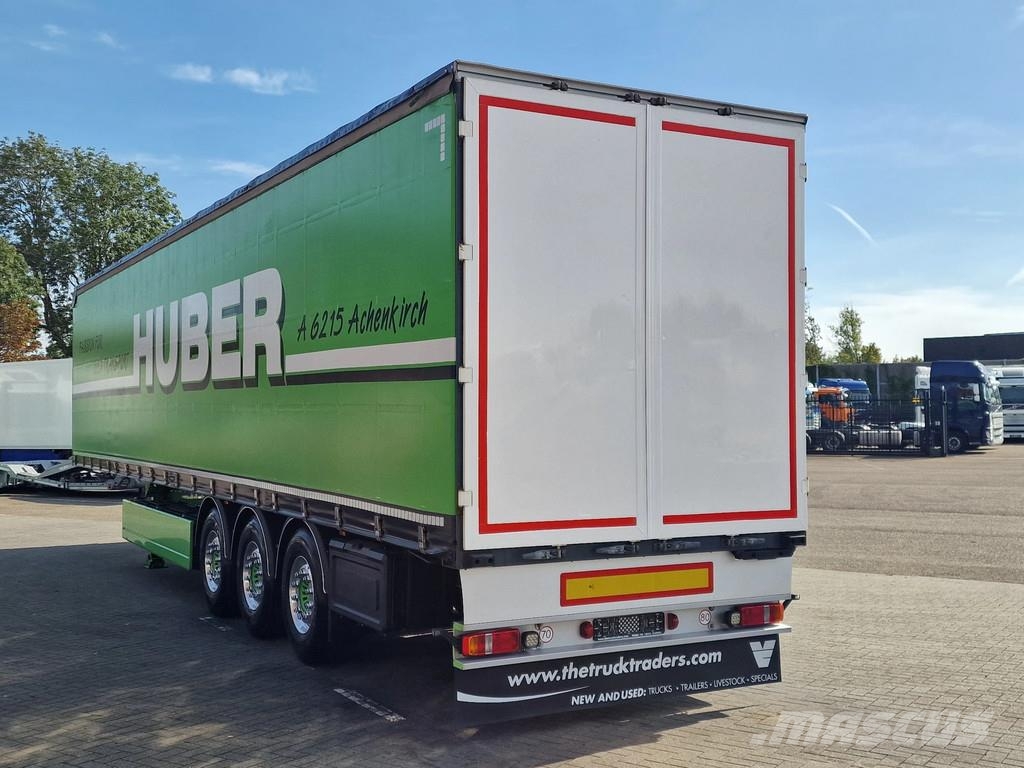 Berger Ecotrail Tautliner 3 axle - SAF Axle - Pallet box Schuifzeilen