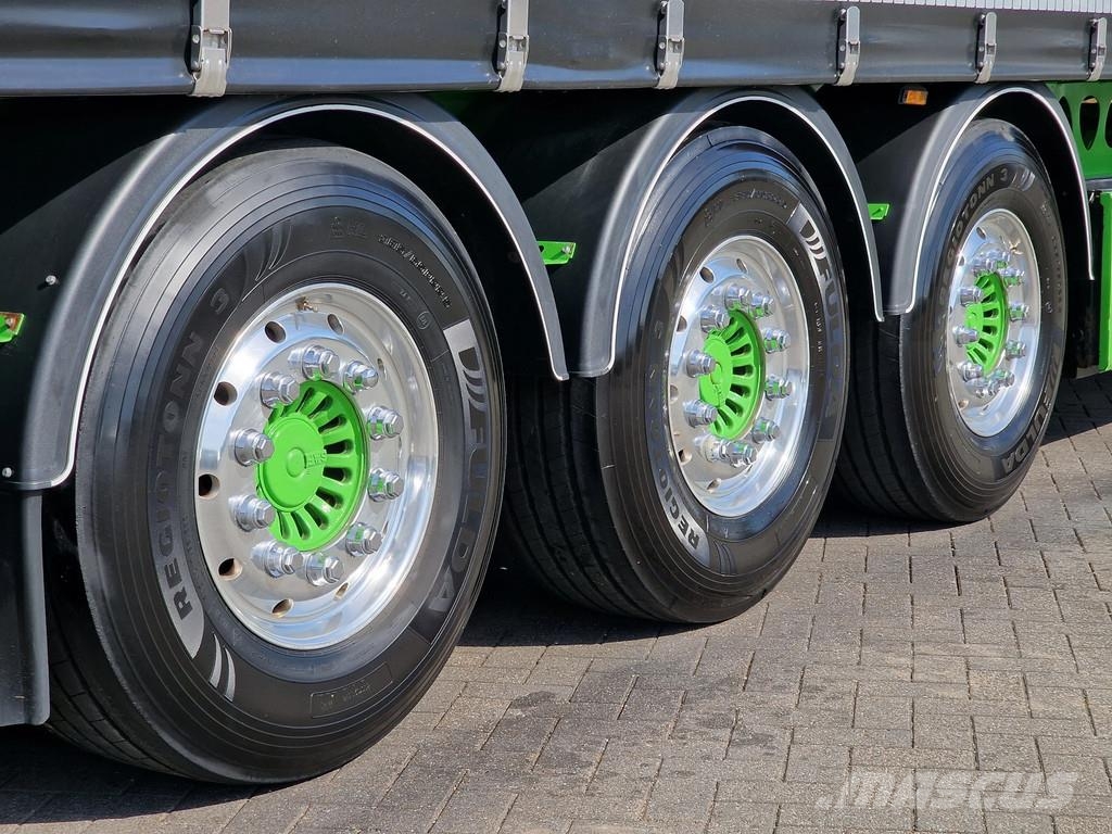 Berger Ecotrail Tautliner 3 axle - SAF Axle - Pallet box Schuifzeilen