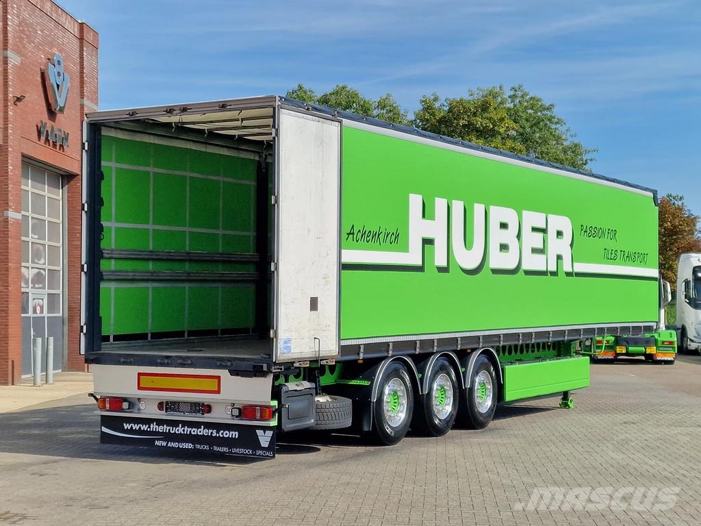 Berger Ecotrail Tautliner 3 axle - SAF Axle - Pallet box Schuifzeilen