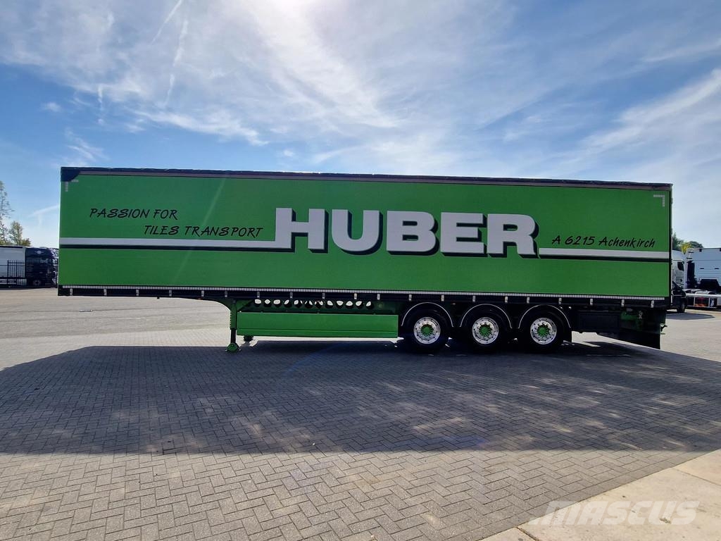 Berger Ecotrail Tautliner 3 axle - SAF Axle - Pallet box Schuifzeilen