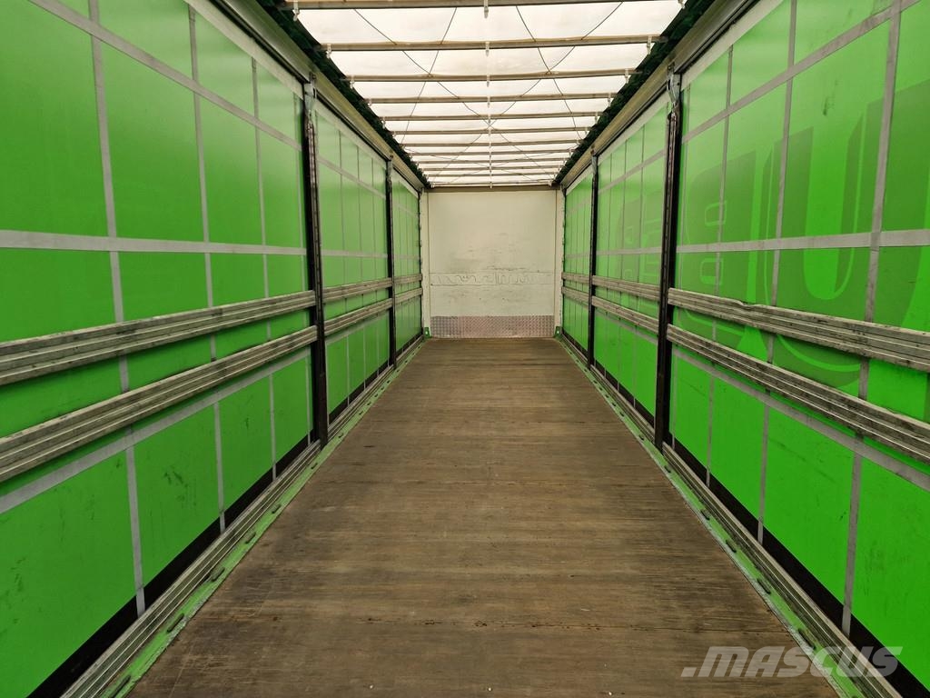 Berger Ecotrail Tautliner 3 axle - SAF Axle - Pallet box Schuifzeilen