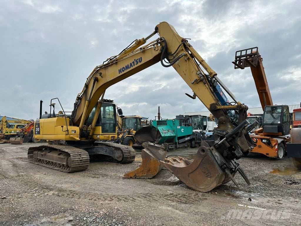 Komatsu PC 210 LC-8+Rototilt Bageri guseničari