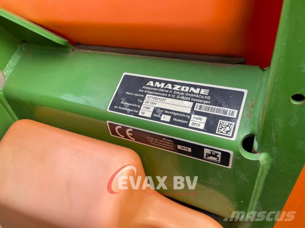 Amazone UF 1801 + FT 1001 マウント型噴霧器