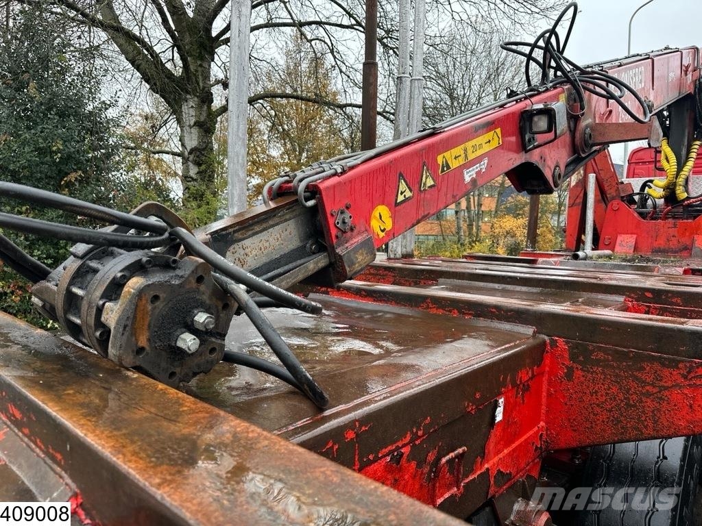 Billaud Chassis Wood transport, Steel suspension, Kokmateriālu vešanas piekabes