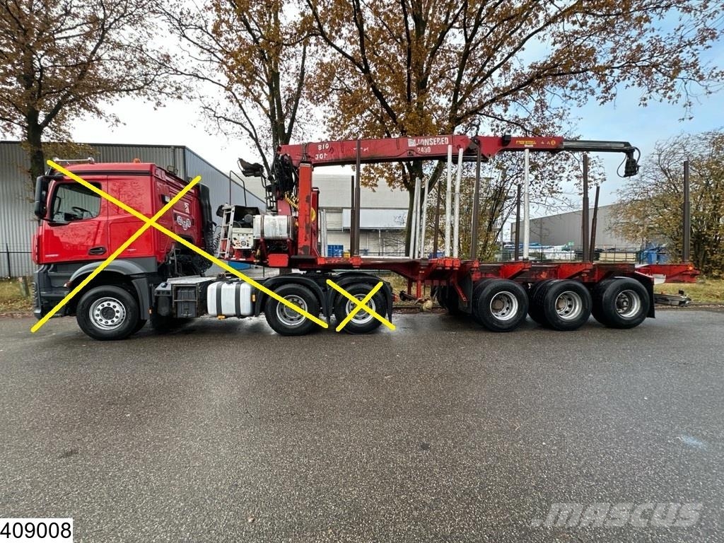 Billaud Chassis Wood transport, Steel suspension, Kokmateriālu vešanas piekabes