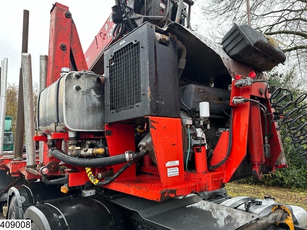 Billaud Chassis Wood transport, Steel suspension, Kokmateriālu vešanas piekabes