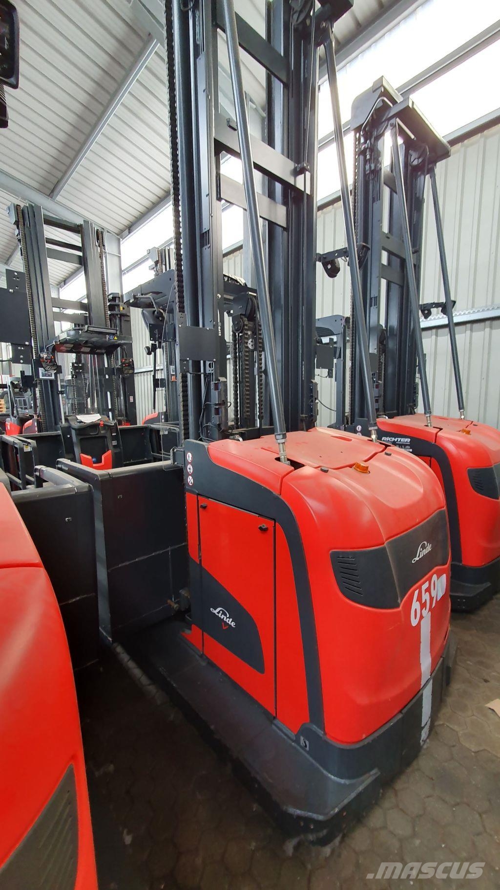 Linde V48 Komissiózó magas emelésű targonca
