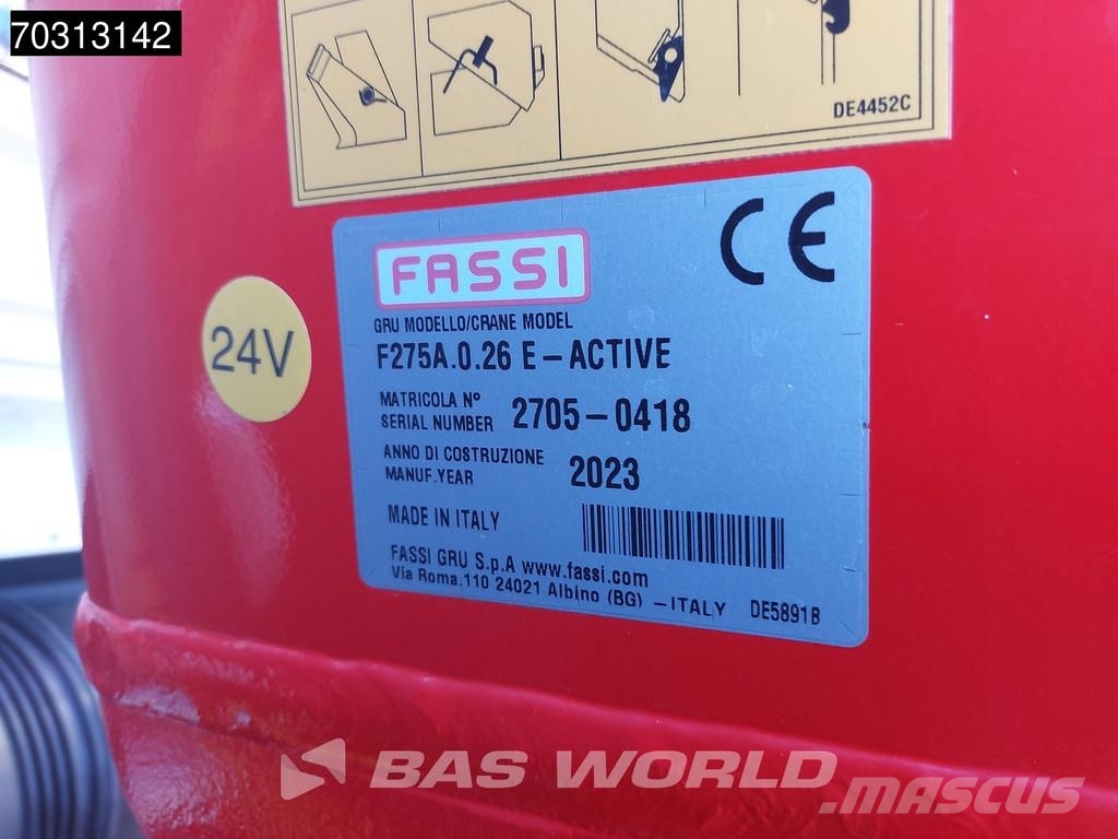 MAN TGS 35.480 TGS 8X4 NEW! FASSI F275A.0.26 Crane Kra Konksliftveokid