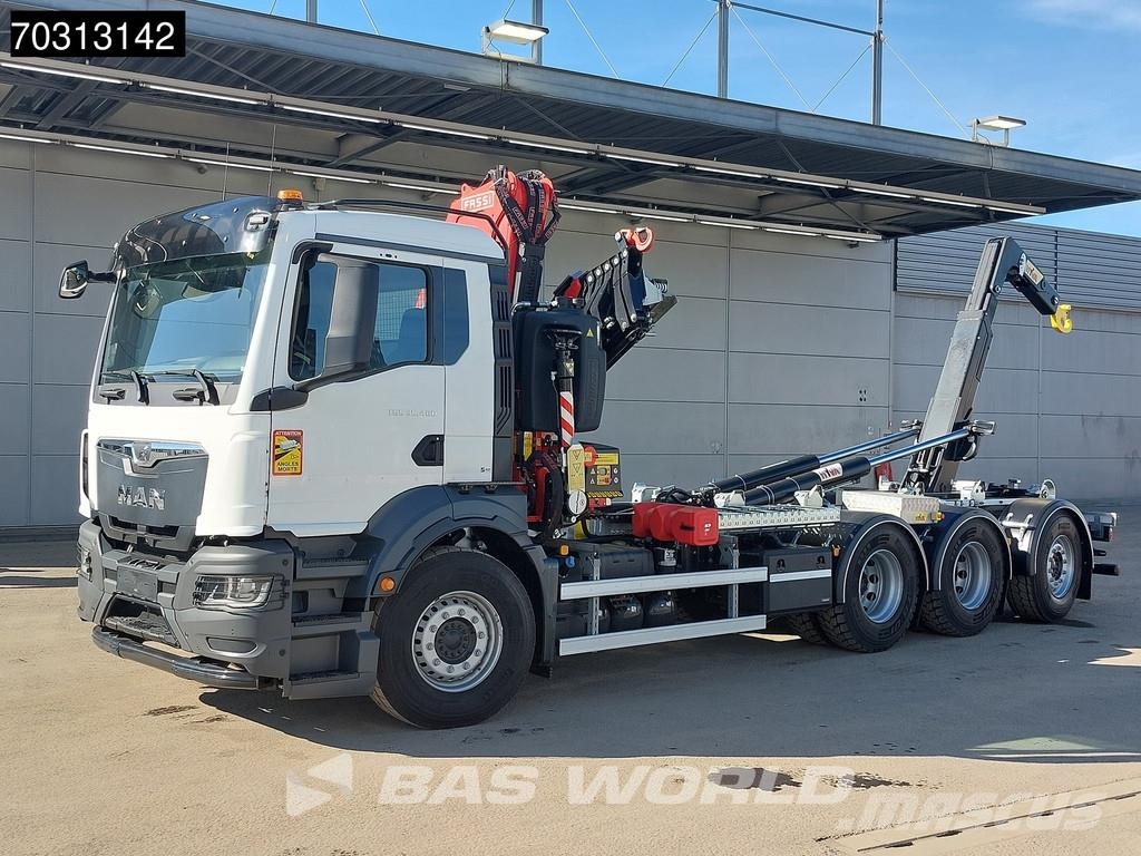 MAN TGS 35.480 TGS 8X4 NEW! FASSI F275A.0.26 Crane Kra Treileri ar āķi