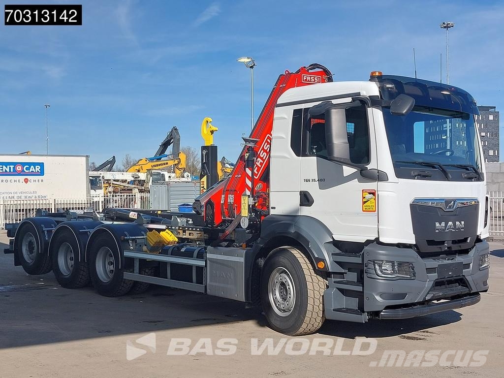 MAN TGS 35.480 TGS 8X4 NEW! FASSI F275A.0.26 Crane Kra Konksliftveokid