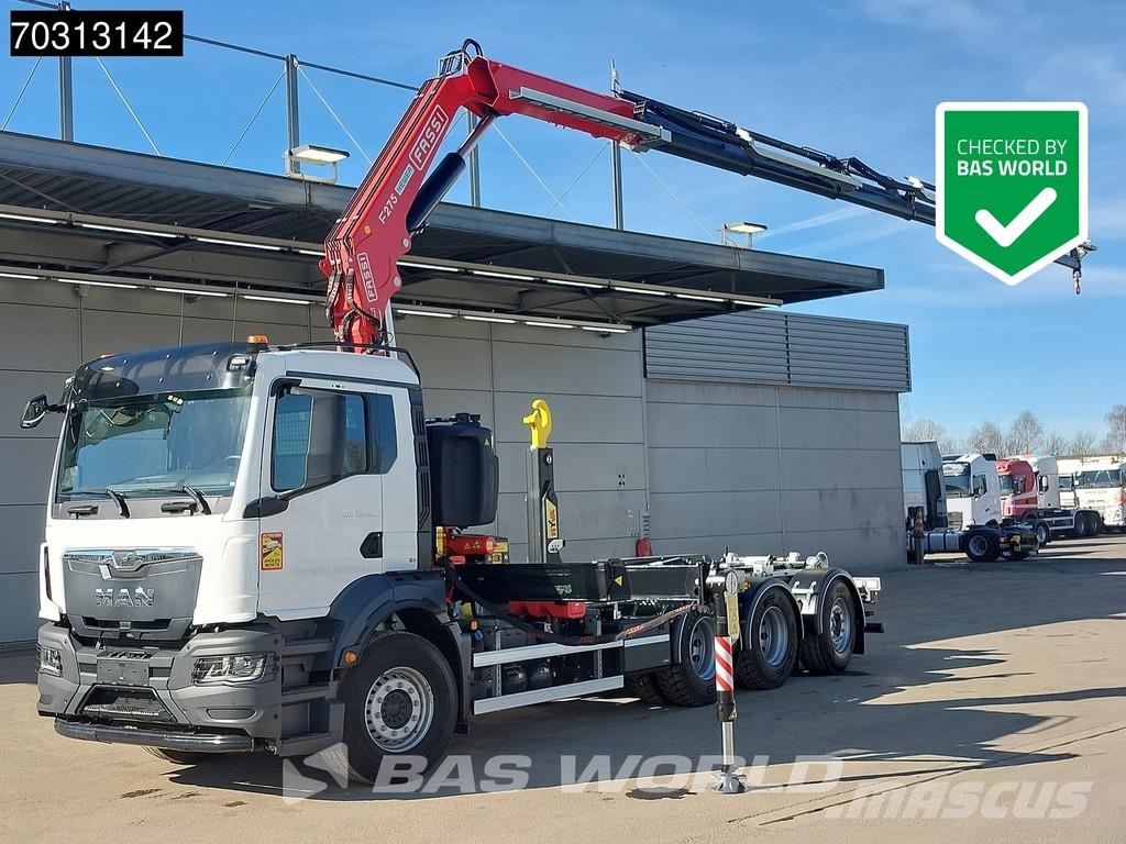 MAN TGS 35.480 TGS 8X4 NEW! FASSI F275A.0.26 Crane Kra Konksliftveokid