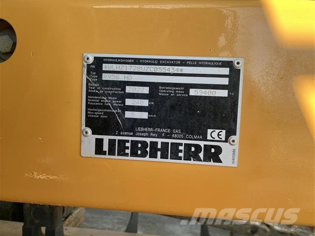 Liebherr R 956 Litronic Pelle sur chenilles