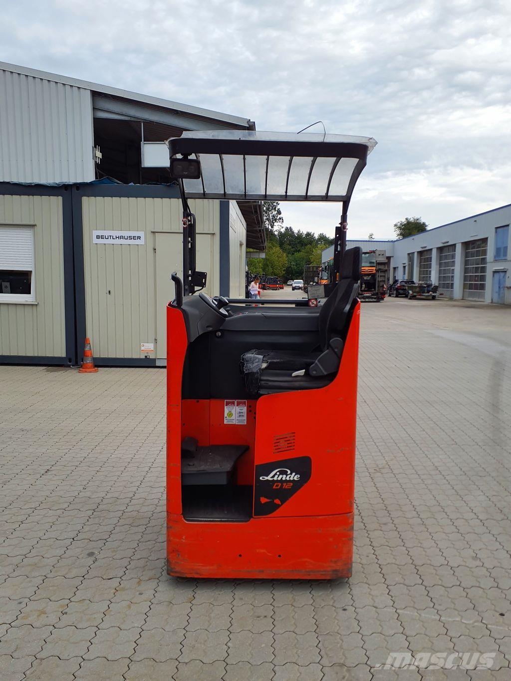 Linde D12RW Ηλεκτρικά παλετοφόρα με ιστό