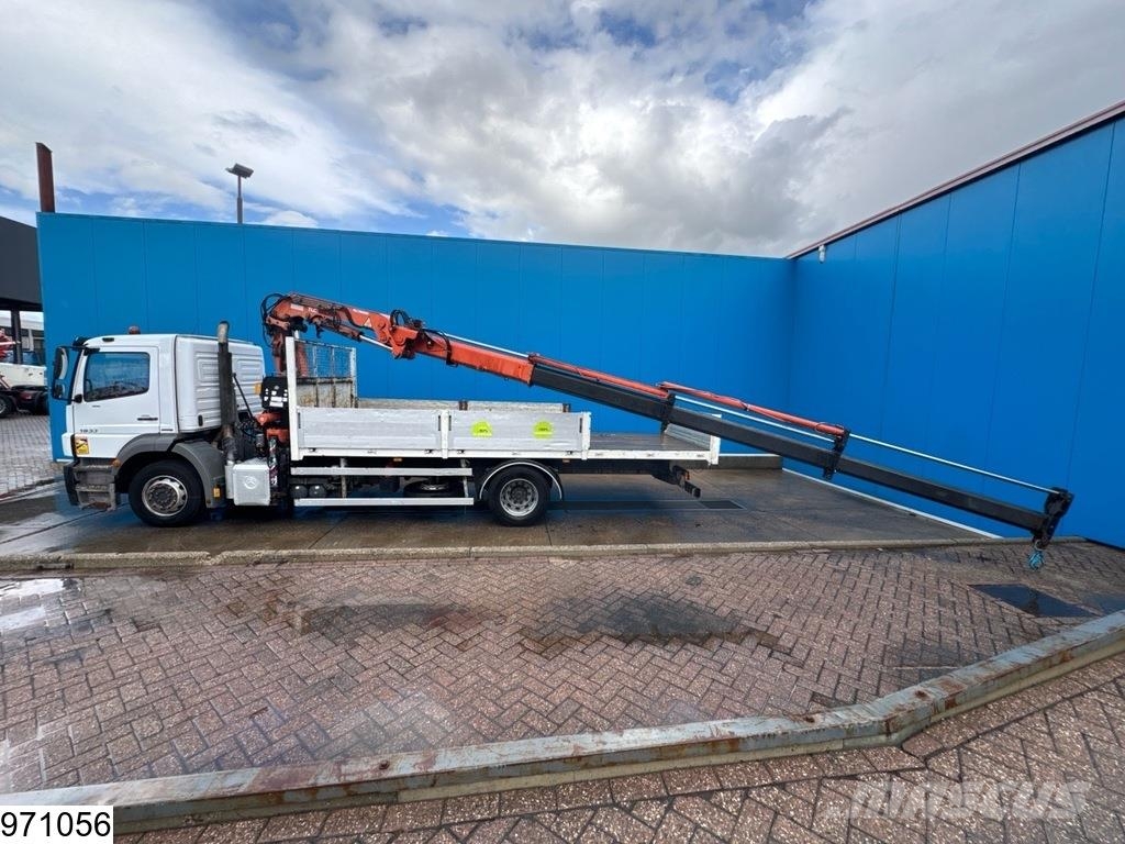 Mercedes-Benz Axor 1833 EURO 5, Terex 165.2E - A3, Remote Platte bakwagens