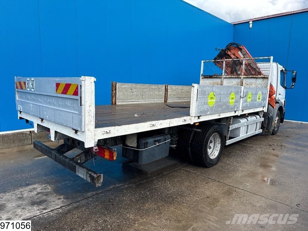 Mercedes-Benz Axor 1833 EURO 5, Terex 165.2E - A3, Remote Platte bakwagens