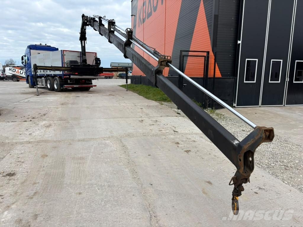 Volvo FH 540 6x4 HIAB 192E-5 / PLATFORM L=6520 mm Darus teherautók