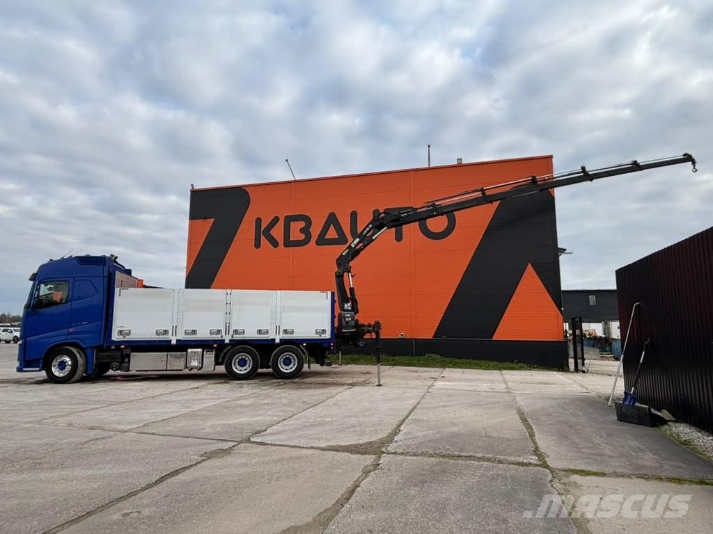 Volvo FH 540 6x4 HIAB 192E-5 / PLATFORM L=6520 mm Darus teherautók