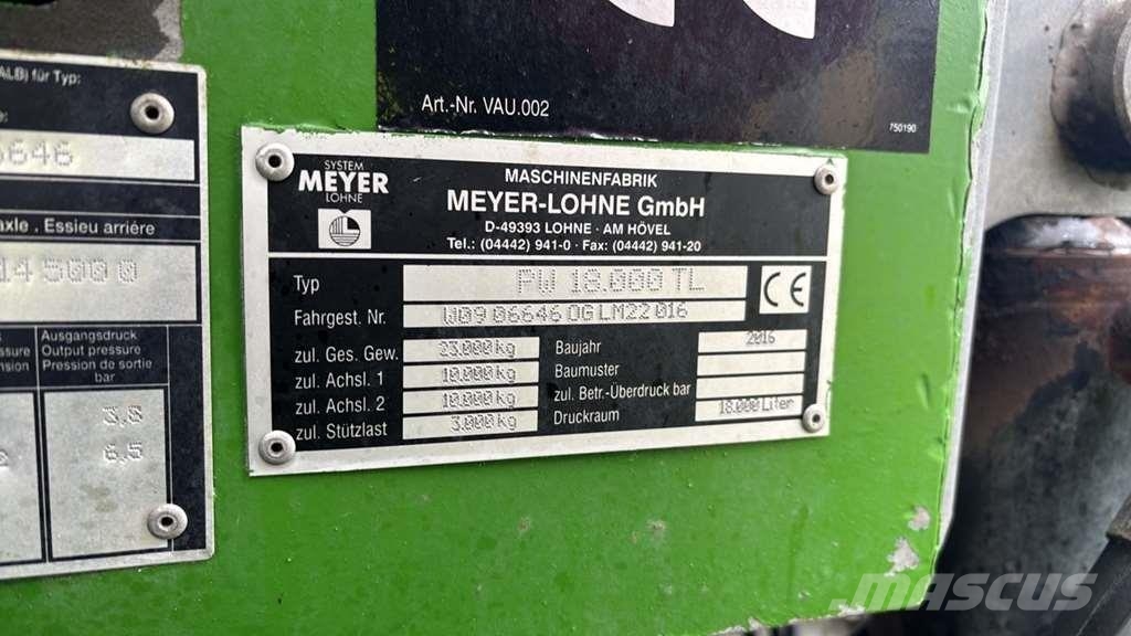Meyer Lohne SDAH Güllewagen صهاريج الملاط