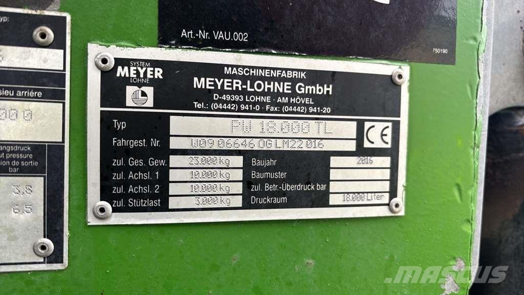 Meyer Lohne SDAH Güllewagen صهاريج الملاط
