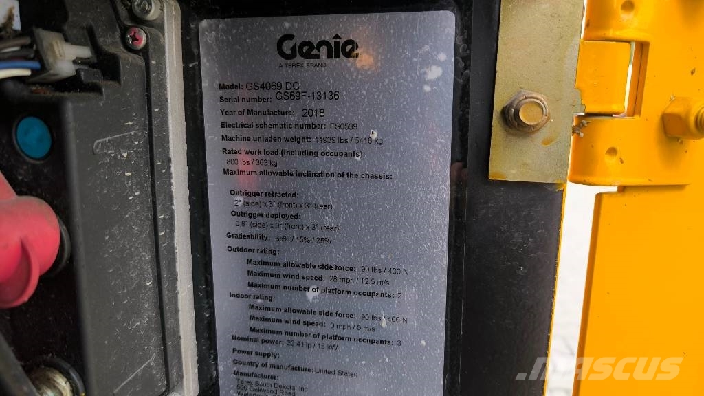 Genie GS 4069 DC Platforme foarfeca