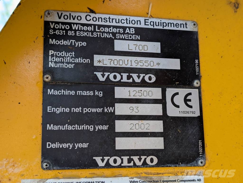 Volvo L 70 D لوادر بعجل