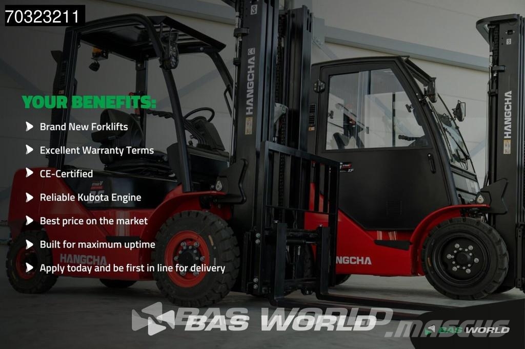 Hangcha CPCD30 FACTORY WARRANTY – KUBOTA ENGINE - CE Wózki Diesla