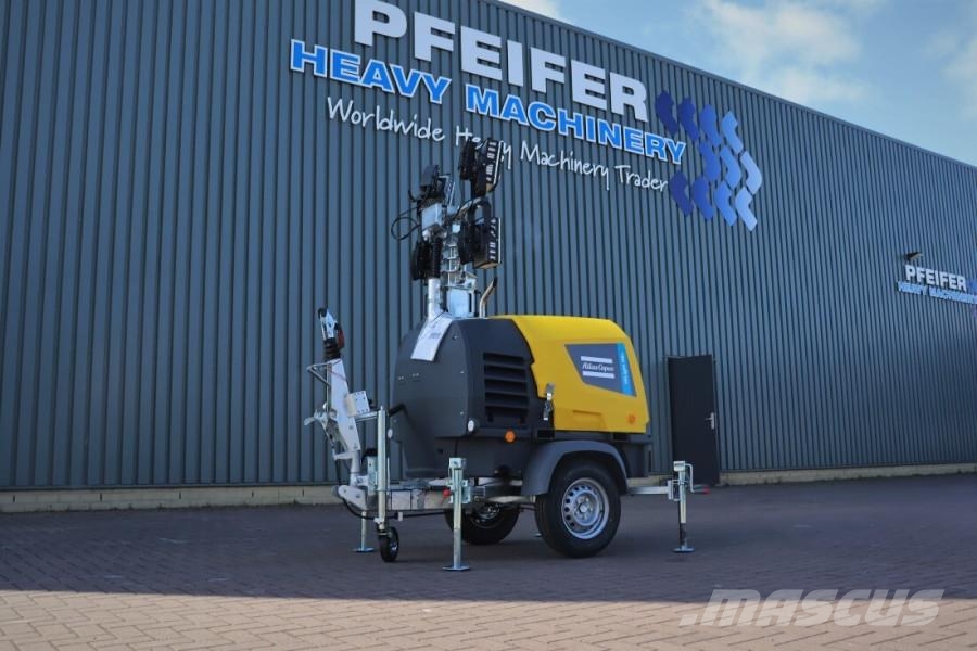 Atlas Copco Hilight H6+ Valid inspection, Max Boom Height 8m, أبراج خفيفة