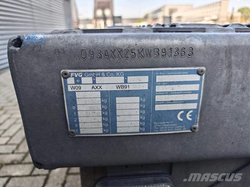 DAF XF 480 6x2 + FVG FS 4 Pieces! مركبات النقل