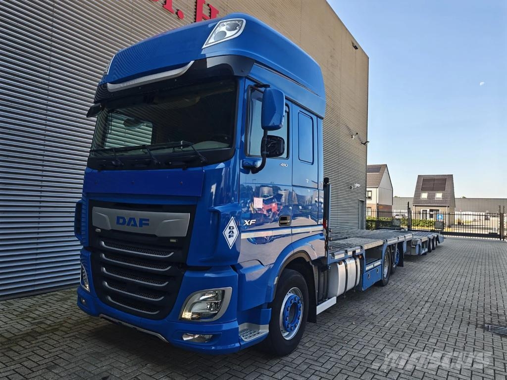 DAF XF 480 6x2 + FVG FS 4 Pieces! مركبات النقل