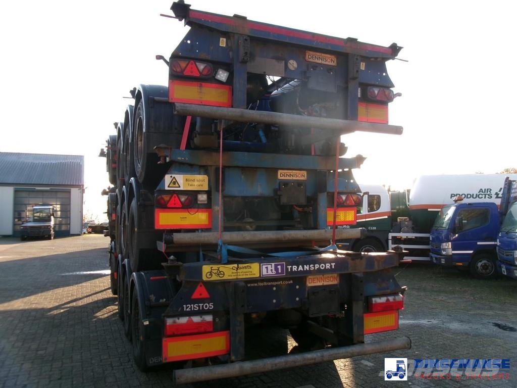 Dennison Stack - 3 x splitter container chassis 20-30-40-45 Semirremolques portacontenedores
