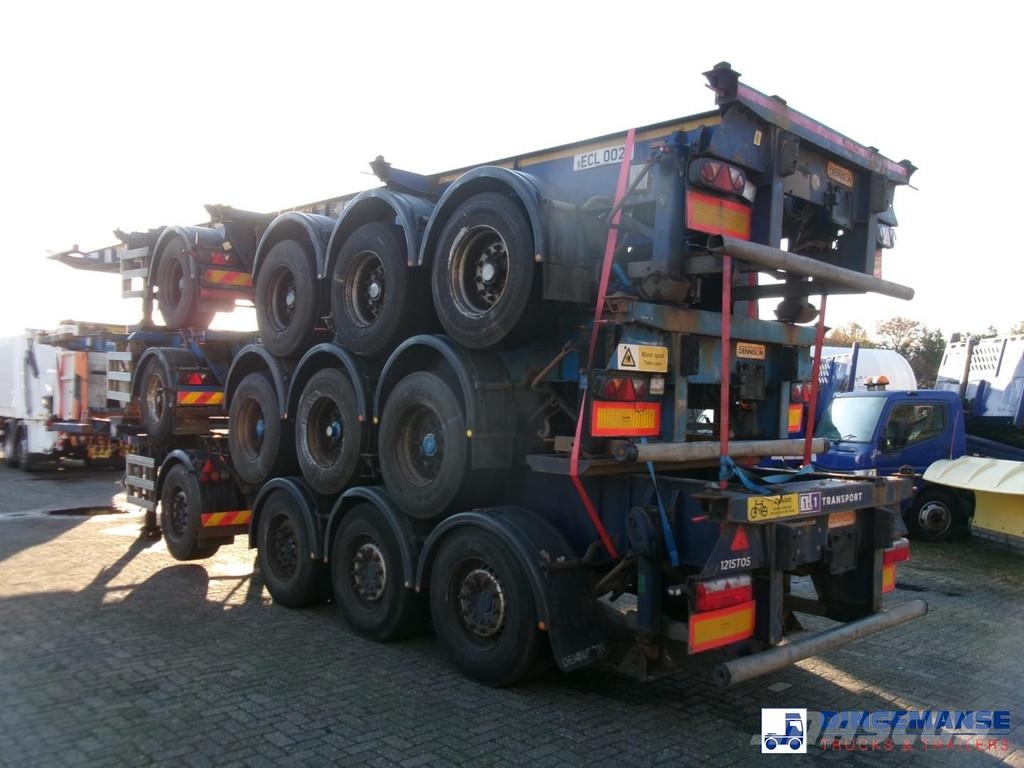Dennison Stack - 3 x splitter container chassis 20-30-40-45 Semirremolques portacontenedores