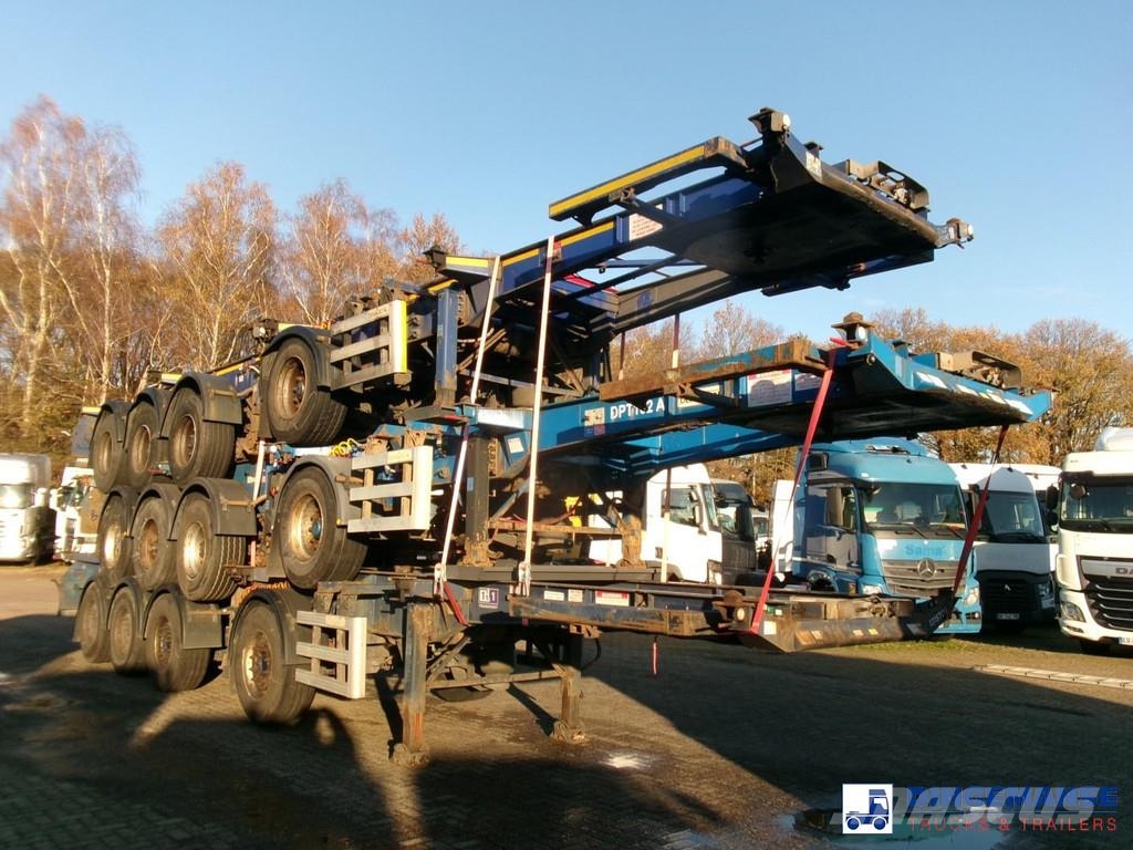 Dennison Stack - 3 x splitter container chassis 20-30-40-45 Semirremolques portacontenedores