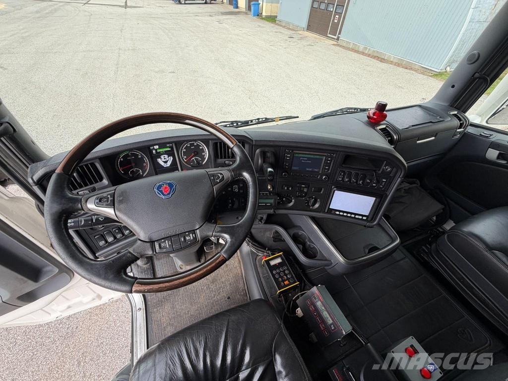 Scania R580 8x2*6 + RETARDER + PALFINGER CRANE + KAOUSSIS Müllwagen
