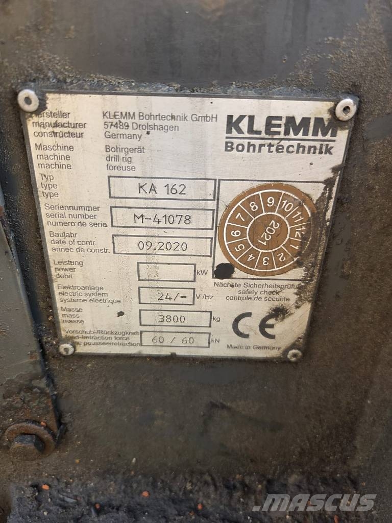Klemm KA-162 Težki vrtalni stroji