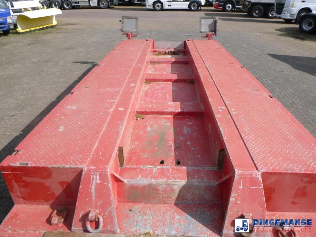 Faymonville 4-axle lowbed trailer 72t STBZ-4VA 低平板半挂车