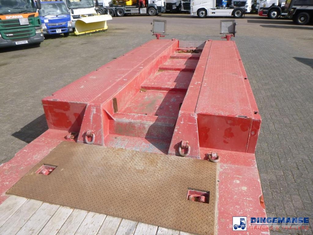 Faymonville 4-axle lowbed trailer 72t STBZ-4VA 低平板半挂车