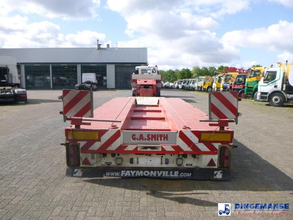 Faymonville 4-axle lowbed trailer 72t STBZ-4VA 低平板半挂车