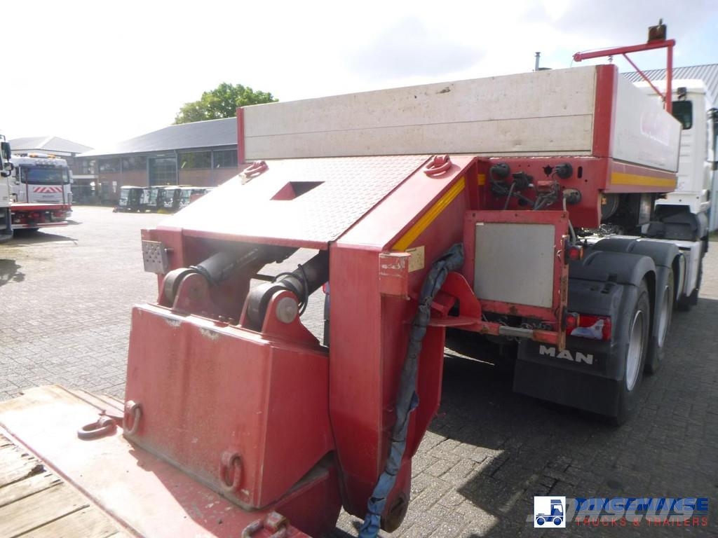 Faymonville 4-axle lowbed trailer 72t STBZ-4VA 低平板半挂车