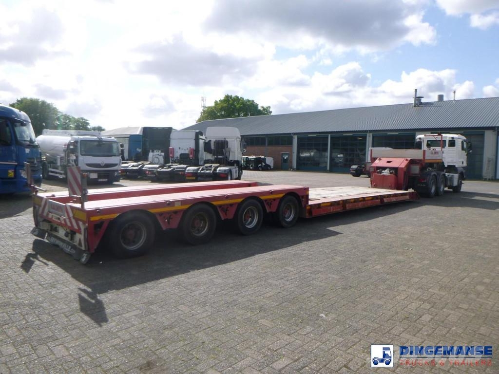 Faymonville 4-axle lowbed trailer 72t STBZ-4VA 低平板半挂车