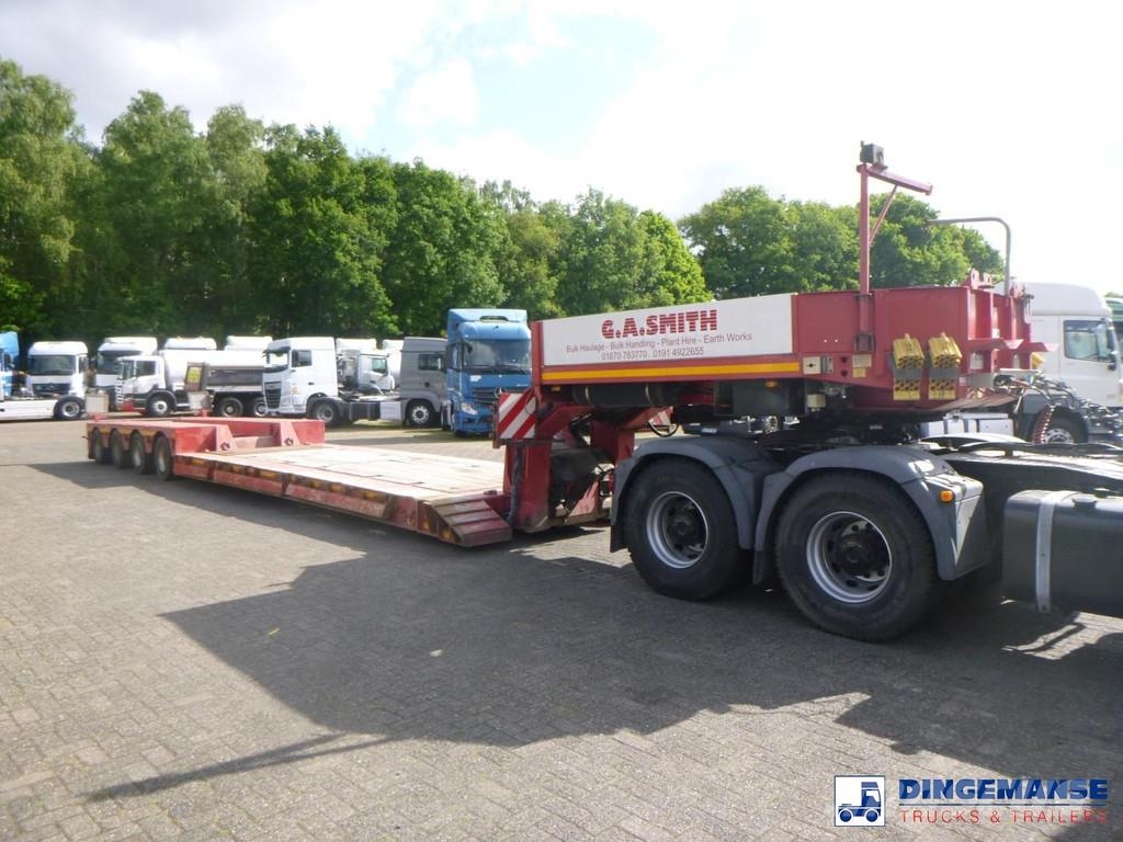 Faymonville 4-axle lowbed trailer 72t STBZ-4VA 低平板半挂车