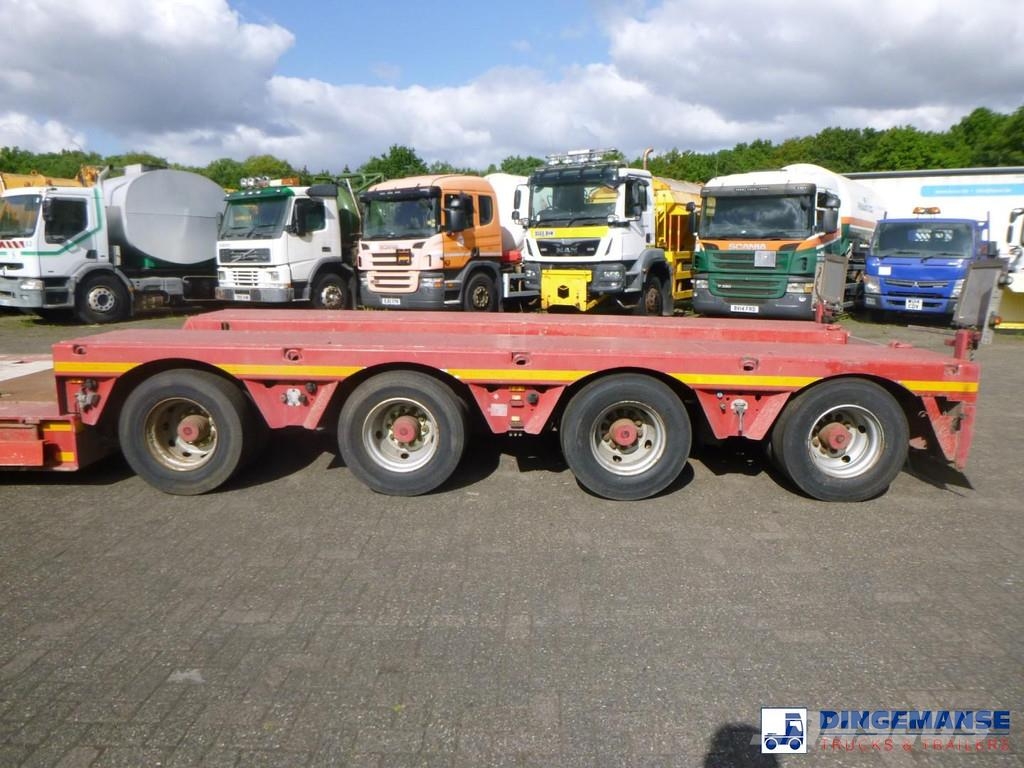 Faymonville 4-axle lowbed trailer 72t STBZ-4VA 低平板半挂车