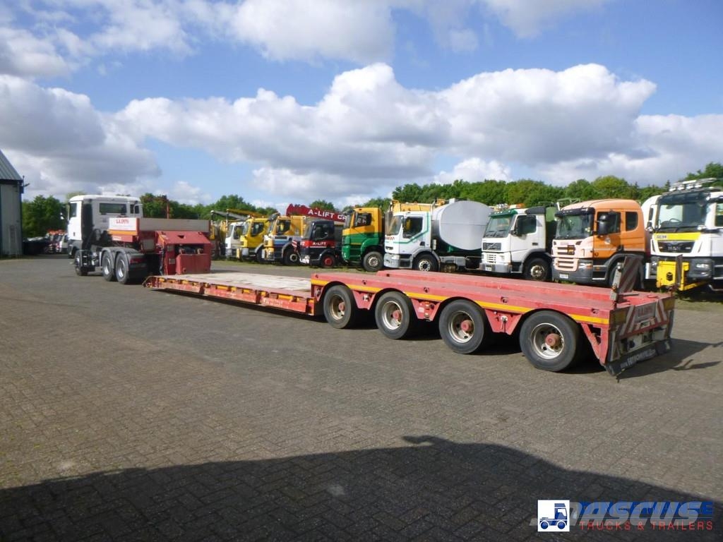 Faymonville 4-axle lowbed trailer 72t STBZ-4VA 低平板半挂车