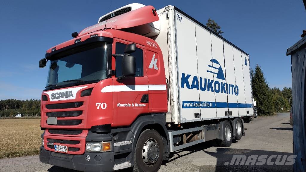 Scania R490 6x2 kokosivuauk. Kori+Pl thermo king kone Tovornjaki zabojniki