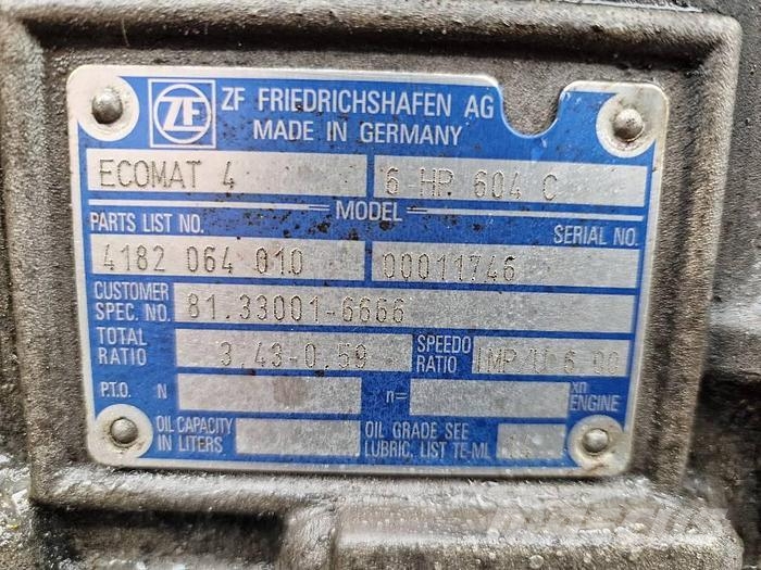 Transmission ECOMAT 4 6 HP 604 C Transportes - Outros