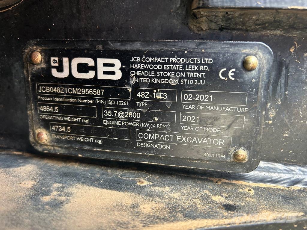 JCB 48 Z حفارات صغيرة أقل من 7 طن (حفارات صغيرة)